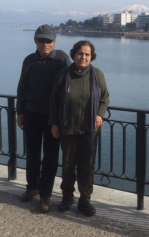 Mrs and Mr Mpalastos from Mantoudi Evoias, Greece