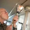 A glassblower who suffered from back pain