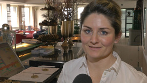 Bettina Steimann, reception manager Hotel Hirschen in Wildhaus, Switzerland