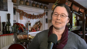 Alida Palamara, landlady at Friulana Osteria and Pizzeria, Munich, Germany