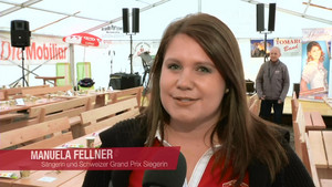 Manuela Fellner, singer and Swiss Grand Prix champion, Switzerland